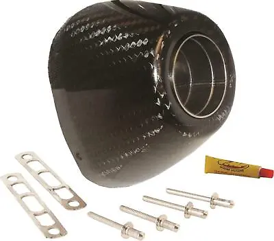 FMF Dual F4.1 Carbon Fiber Replacement End Cap Kit 2 Pieces Honda CRF250R 18-21 • $149.99