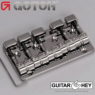 Gotoh J510SJ-5 Quick Release 5-String Bass Bridge Multi Tonal Series COSMO BLACK • $54.99