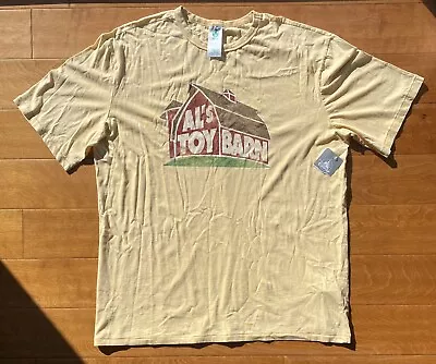 $25 • Buy VINTAGE Disney Small World AL's Toy Barn Toy Story T- Shirt Mens Large