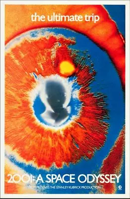 Vintage Movie Art Poster 2001 A Space Odyssey  ODY01 A3 A4 PRINT BUY2 GET 1 FREE • £4.29