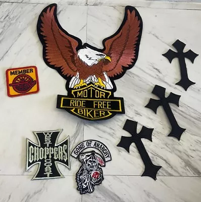 Vintage Lot Of 7 Motorcyle Patches Eagle Chopper • $15