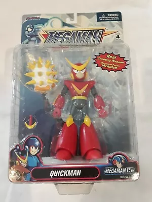 Mega Man Quickman Quick Man Figure 2004 Jazwares MEGAMAN Capcom RARE & HTF NIB • $80