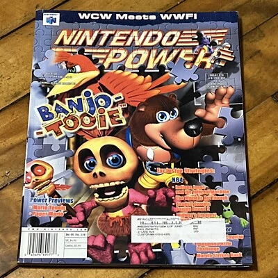 £16.38 • Buy Banjo-Tooie N64 (Nintendo Power Vol 139) W Mario Tennis GBC Gameboy Color Poster