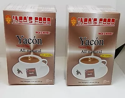 Yacon 50 Tea  Bag Herbs 100% Natural From Peru !! • $8.99