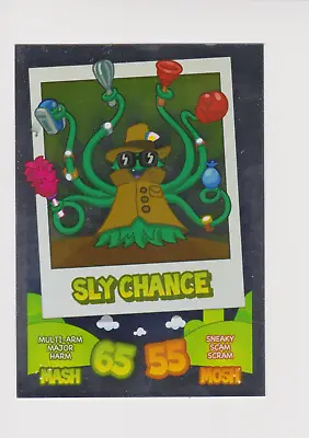 Moshi Monsters Mash Up Trading Card Rainbow Foil SLY CHANCE (Rare) MINT • £4.99