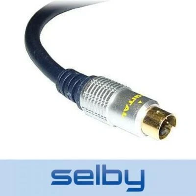 SVHS S-Video Video Cable Lead High Quality Gold Plated OFC DVD Home Theatre • $7