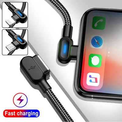 $4.46 • Buy 1M 2M Genuine IPhone LED Charger Fast Cable USB Lead For 6 7 8 X XS XR 11 12 13&