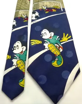 Disney Mickey Mouse Soccer Euro Football-Mens Necktie Tie 57  • $6.75