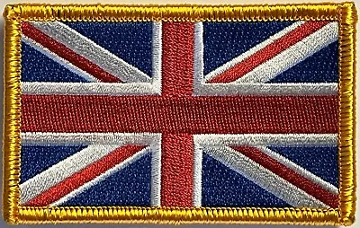 Union Jack Flag Patch Iron On Patch Sew On Badge Embroidered Patch • £2.49