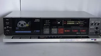 AIWA AD-F660 3head Cassette Deck Dolby BC. Auto Demagnetizing - Restored- • $399