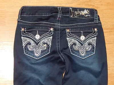 $19.99 • Buy HYDRAULIC LOLA PATCH POCKETS CROPPED JEANS Sz 3/4 NEW AUTHENTIC