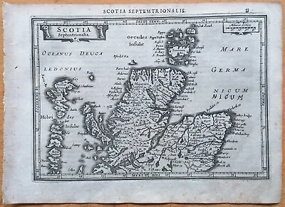 Scotland Scotia Septentrionalis - Original Map Mercator - 1651 • $95