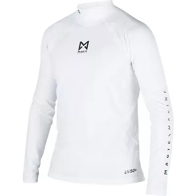 2023 Magic Marine Cube Long Sleeve Rash Guard - White MM081009 • $43.28