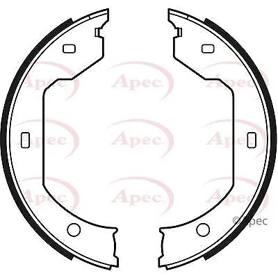 APEC SHU666 Parking Brake Brake Shoe Set Fits BMW X5 3.0 I 4.4 I 4.6 Is 4.8 Is • $37.56