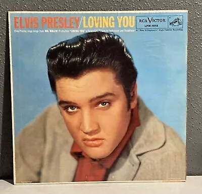 Elvis Presley Loving You RCA Victor LPM-1515 1957 Black Label Long Play • $19.99