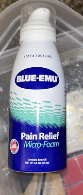 $10 • Buy Blue-Emu Pain Relief Micro-Foam 3.5 Oz Blue Emu Oil   NEW-   EXP 01/23