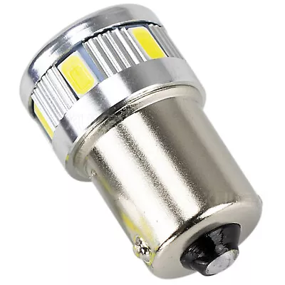 2x LED Light Bulb 1156 BA15S Brake Reverse Turn Stop Tail Car White Globe 12V . • $11.11