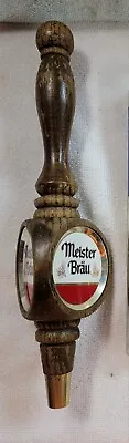 Vintage Meister Brau Wood & Brass Beer Keg Tap Handle • $11.99