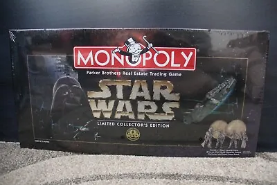 Star Wars Monopoly Limited Collector's Edition Parker Brothers 1996 (SEALED) • $50