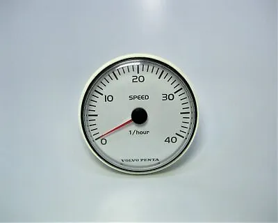 Volvo Penta 3847866 OEM ~NEW~ White 5  VDO EVC 0-40MPH Speedometer *Gauge ONLY* • $135.99