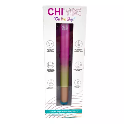 CHI Vibes On The Edge Hair Iron - 1 - New Complete In Box • $102.56