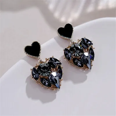 £3.76 • Buy Women Drop Earrings Gorgeous Pear Cut Cubic Zirconia 925 Silver Wedding Jewelry