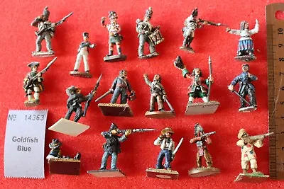 17x Metal ACW Painted FIgures Metal War Games Figures Gaming Army Essex Mixed • £34.99