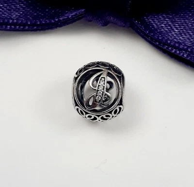 $44.90 • Buy Genuine Pandora  Vintage Letter  J  Charm #791854CZ