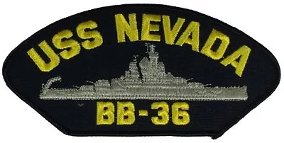Uss Nevada Bb-36 Patch Usn Navy Ship Battleship Cheer Up Able Bikini Atoll • $15.78