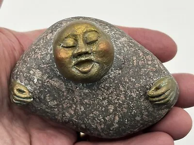 One Of A Kind Rock Singers Sculpture On Granite Stone 2.25x3.5” • $15.95