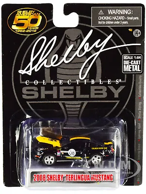 2008 Ford Shelby Mustang #08  Terlingua  Black 1/64 Shelby Collectibles Sc753 Bk • $9.99