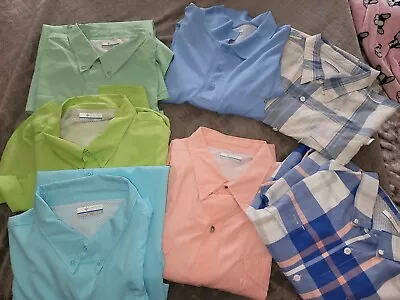 Lot Of 7 Men's Columbia Shirts XXL EUC • $32.99