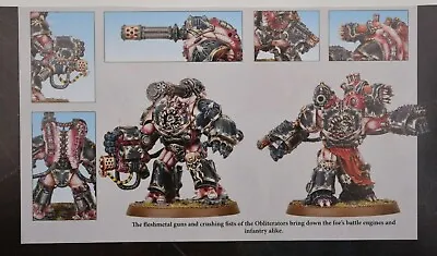 Warhammer 40k Chaos Space Marines Obliterators (2) A + B -NoS- • $109.51