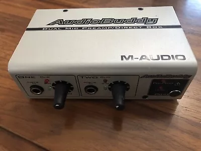 M-Audio Audio Buddy Dual Mic & Instrument Preamp W/out Cable • $49.99