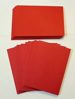 A6 Blank Crimson Red Cards X12 & C6 Envelopes X12 Cardmaking 24pk  220gsm  • $9.95