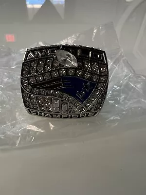 2001 Patriots Superbowl Ring Size 11 Inscribed Brady • $35