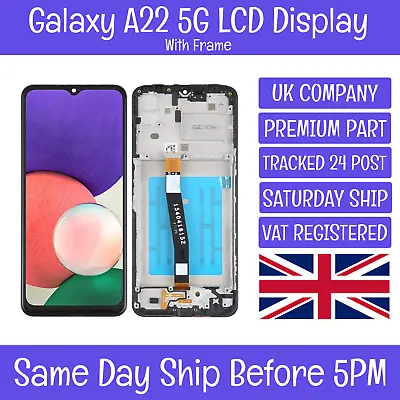 Samsung Galaxy A22 5G A226 Replacement LCD Display Screen Touch Digitizer +Frame • £20.99