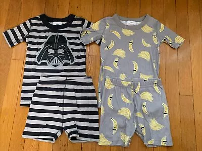 Hanna Andersson Boys Summer Pajamas Lot Of 2 Play Condition Size 5 • $12.50