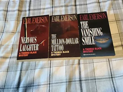 Thomas Black Mysteries:Vanishing Smile/Nervous Laughter/The Million Dollar Tatoo • $11.69