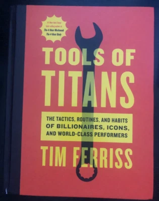 $12 • Buy Tools Of Titans By Timothy Ferriss Hardcover