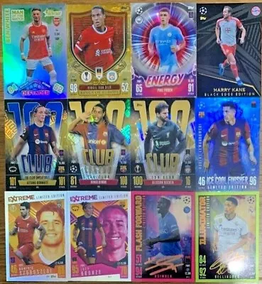 MATCH ATTAX EXTRA 2023/24  LIMITED EDITION 100 CLUB BLACK EDGE Energy KINGS • £0.99