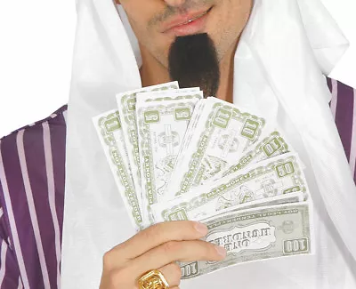 Fake Paper Money Dollar 100's $  £ Fancy Dress Rapper Monopoly Man Rich Scarface • £3.49