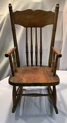 Vintage Wood Toddler Kids Child’s Rocking Rocker Arm Chair • $50