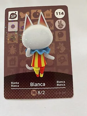 114 BIANCA Animal Crossing Amiibo Card 114 Authentic ACNH • $4.20