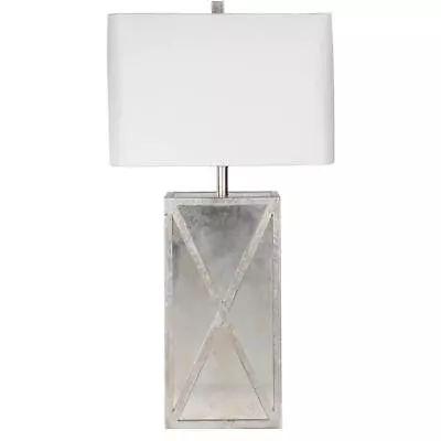 Artistic Weavers Table Lamp 27  Glass Base Indoor Rectangular Antiqued Mirror • $143.49