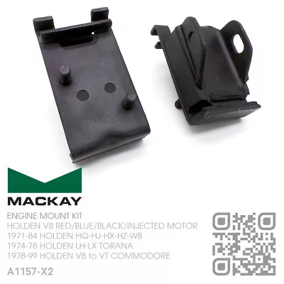 Mackay Engine Mounts 253 & 308 V8 Red Motor [holden Lh-lx Torana/a9x/slr5000/ss] • $57