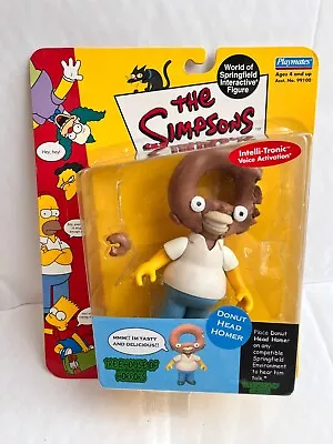 Playmates Interactive The Simpsons Donut Head Homer Custom Figure Wos • £24.99