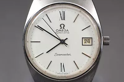 *EXC+5* OMEGA Seamaster 166.0204 Cal.1012 Date White Dial Automatic Men's Watch • $954.89