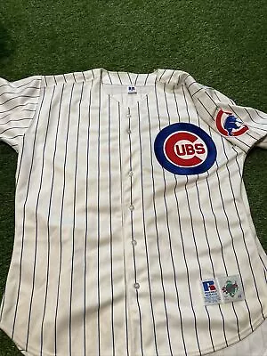 Mark Grace Chicago Cubs Russell Athletic Diamond Collection Jersey Size 48 • $160