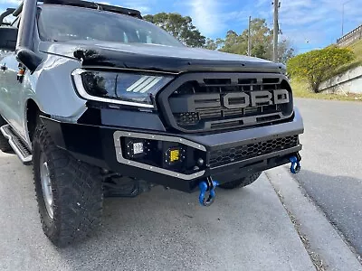 G2R Bullbar Fit Ford Ranger PX2 PX3 Airbag ADR Compatible Gloss Black Powder Coa • $1099.95